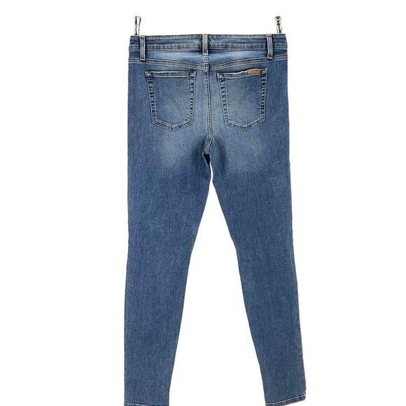 Joe's Blue Denim Skinny Ankle Jeans The Berrnie Distresses NWOT - Picture 3 of 10